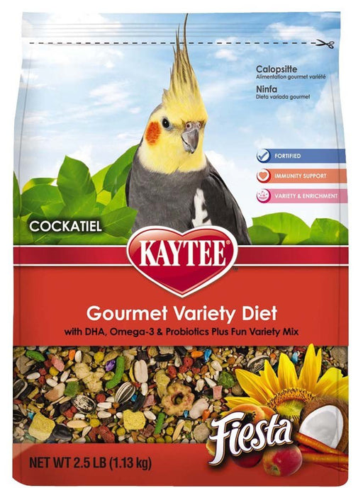 Kaytee Fiesta Cockatiel Food 1ea/2.5 lb - Petsplace.store