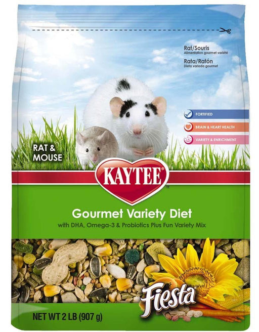 Kaytee Fiesta Mouse and Rat Food 1ea/2 lb - Petsplace.store