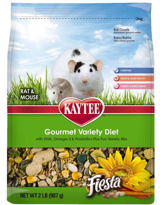 Kaytee Fiesta Mouse and Rat Food 1ea/2 lb - Petsplace.store