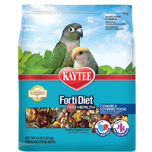 Kaytee Fortified Lovebird and Conure bird food 1ea/4 lb - Petsplace.store