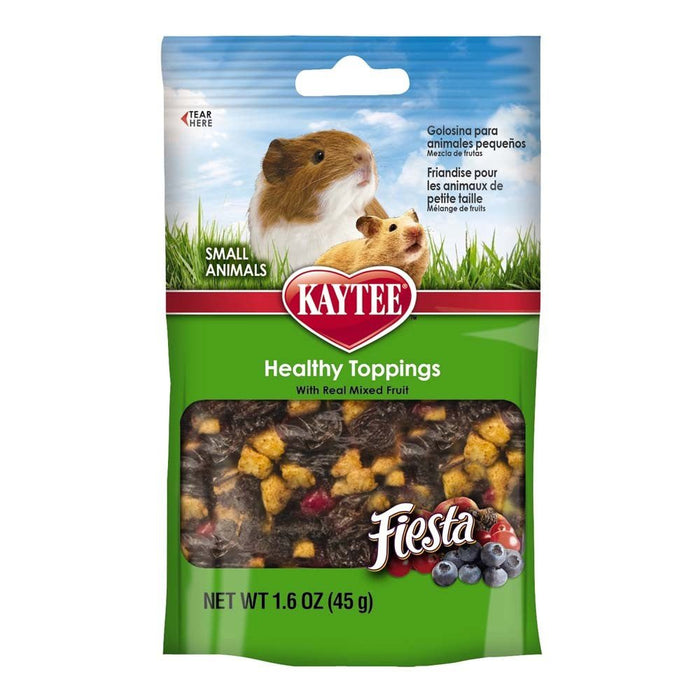 Kaytee Healthy Toppings Mixed Fruit Treat for Small Animals 1ea/1.6 oz - Petsplace.store