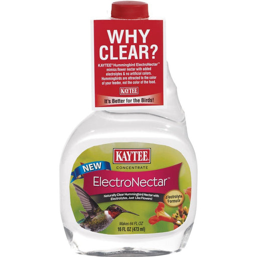 Kaytee Hummingbird ElectroNectar Concentrate Clear 6ea/16 oz - Petsplace.store