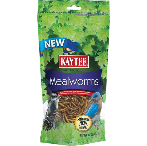 Kaytee Mealworm Food Pouch 1ea/3.5 oz - Petsplace.store