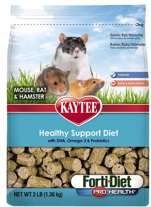 Kaytee Pro Health Mouse, Rat, and Hamster Food 1ea/3 lb - Petsplace.store