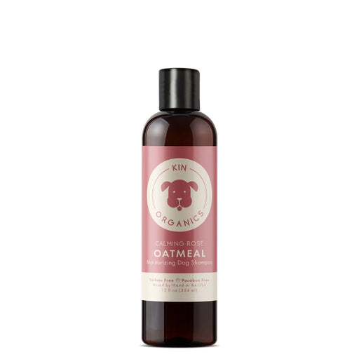 **Kin+Kind Coat Oatmeal Calm Rose 12oz. Kin Organics Shampoo - Petsplace.store