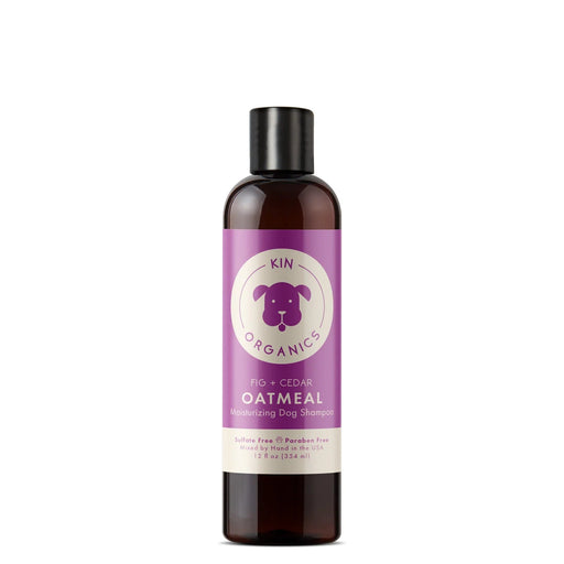 **Kin+Kind Coat Oatmeal Fig+Cedar 12oz. Kin Organics Shampoo - Petsplace.store