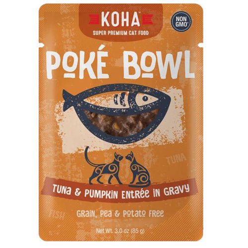 Koha Cat Grain Free Pok Tuna and Pumpkin 3oz.(Case of 24) - Petsplace.store