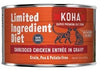 Koha Cat Grain Free Shredded Chicken 5.5oz. (Case of 12) - Petsplace.store