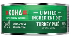 Koha Cat Limited Ingredient Pat Grain Free Turkey 3oz.(Case of 24) - Petsplace.store