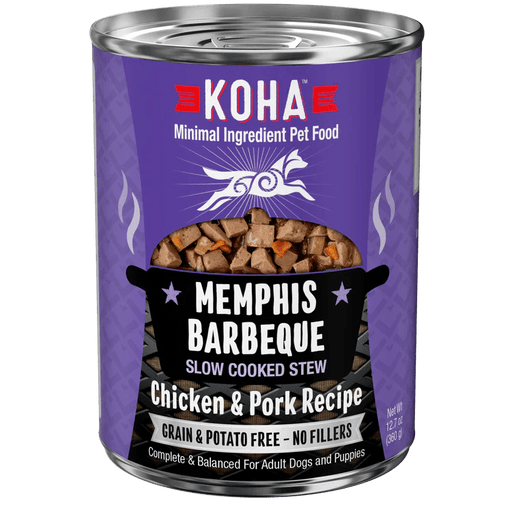 Koha Dog Grain Free Memphis Bbq Stew 12.7oz. (Case of 12) - Petsplace.store