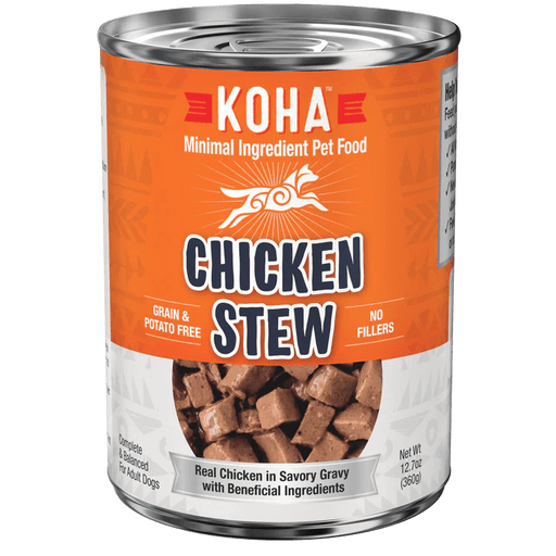 Koha Dog Grain Free Stew Chicken 12.7oz. (Case of 12) - Petsplace.store