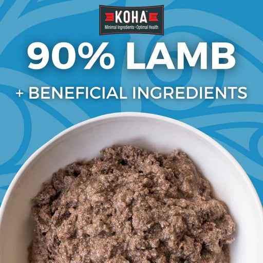 Koha Dog Limited Ingredient Grain Free 90% Lamb 13oz. (Case of 12) - Petsplace.store