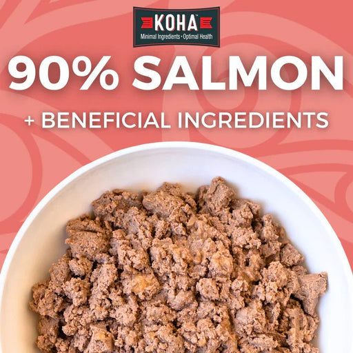 Koha Dog Limited Ingredient Grain Free 90% Salmon 13oz. (Case of 12) - Petsplace.store