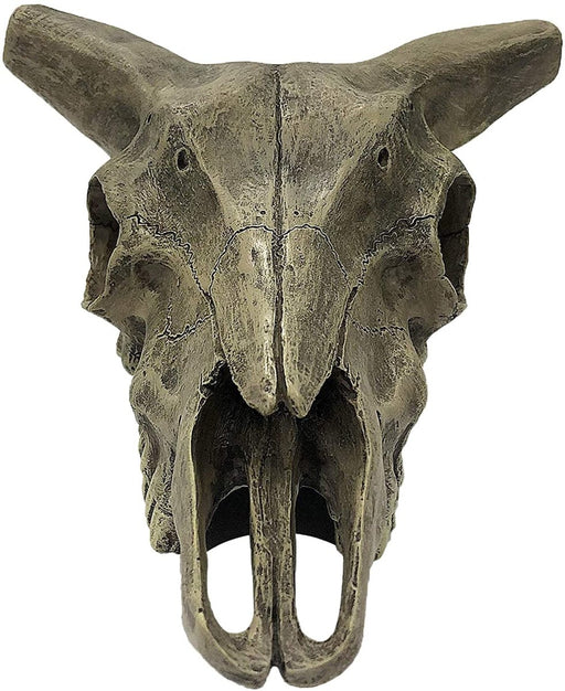 Komodo Deer Skull Reptile Hideout Gray 1ea/One Size - Petsplace.store