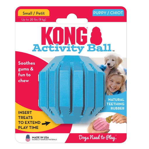 KONG Activity Ball Puppy Toy Assorted 1ea/SM - Petsplace.store