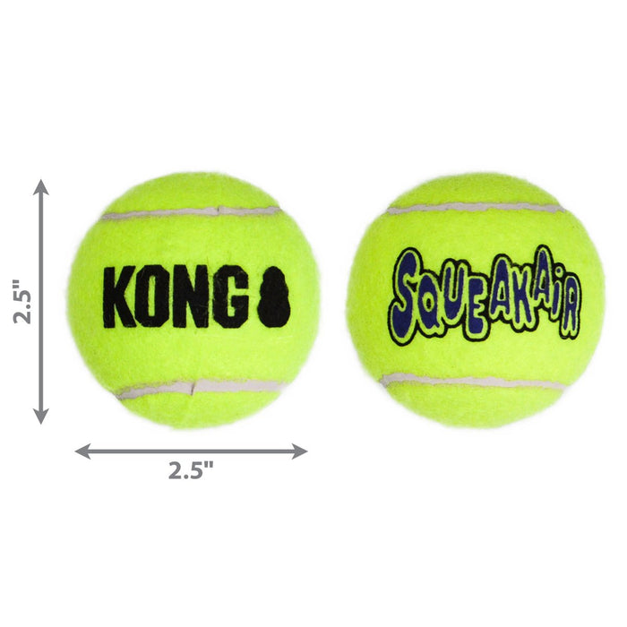 KONG Air Dog Squeaker Dog Toy Balls 1ea/6 pk, MD - Petsplace.store