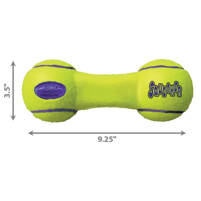 KONG Air Dog Squeaker Dumbbell Dog Toy 1ea/LG - Petsplace.store