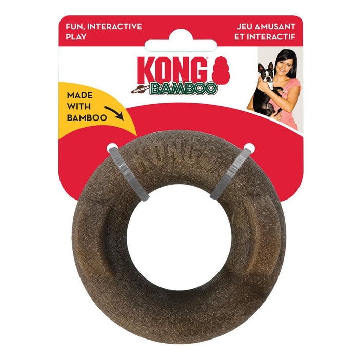 KONG Bamboo Rockerz Dog Toy Ring 1ea/XS/SM - Petsplace.store