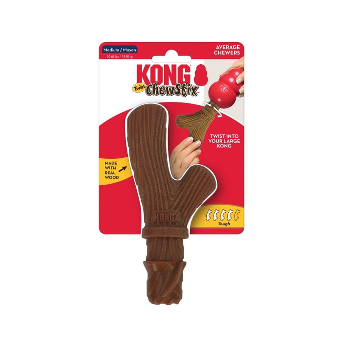 KONG ChewStix Twist Dog Chew 1ea/MD - Petsplace.store