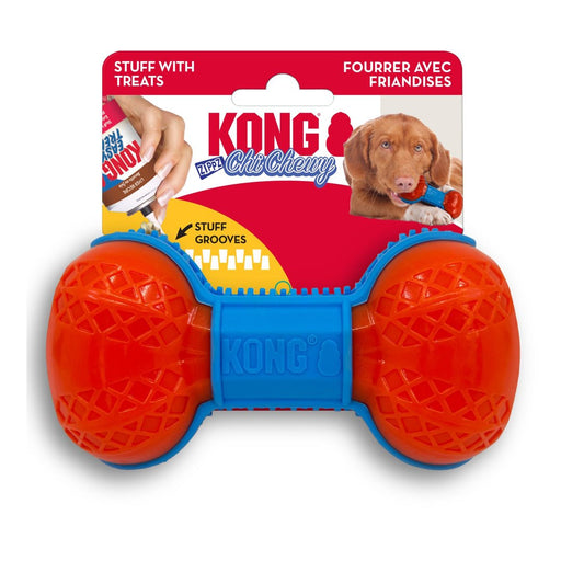 KONG ChiChewy Zippz Dog Toy Bone 1ea/MD - Petsplace.store