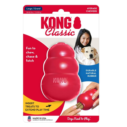 KONG Classic Dog Toy 1ea/LG - Petsplace.store