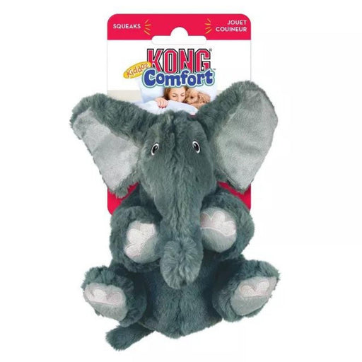 KONG Comfort Kiddos Elephant Dog Toy Gray 1ea/XS - Petsplace.store