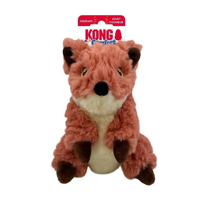 KONG Comfort Tykes Dog Toy Fox, SM (2pack) - Petsplace.store