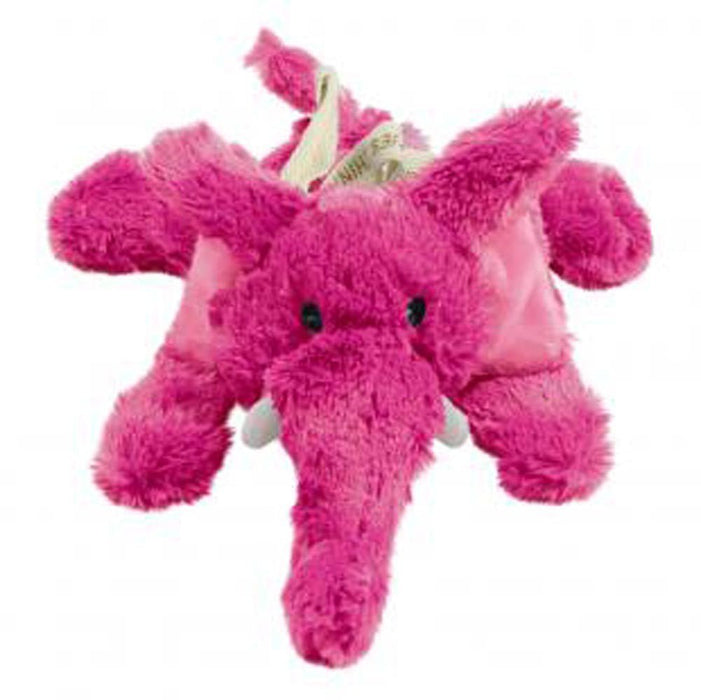 KONG Cozie Elmer Elephant Plush Dog Toy Pink 1ea/MD - Petsplace.store