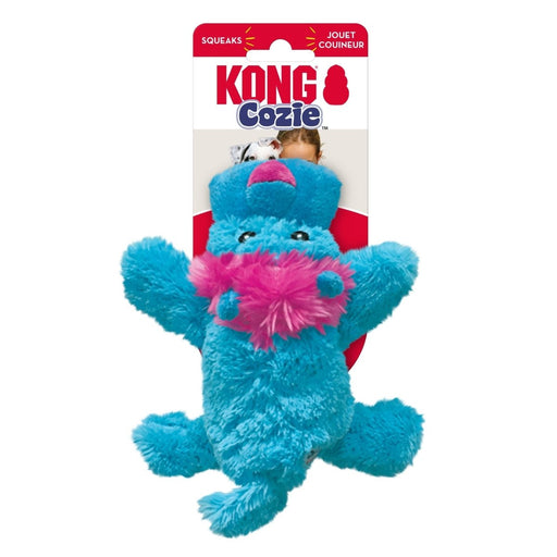 KONG Cozie King Lion Plush Dog Toy Blue 1ea/SM - Petsplace.store