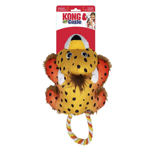 KONG Cozie Tuggz Dog Toy Cheetah 1ea/MD/LG - Petsplace.store