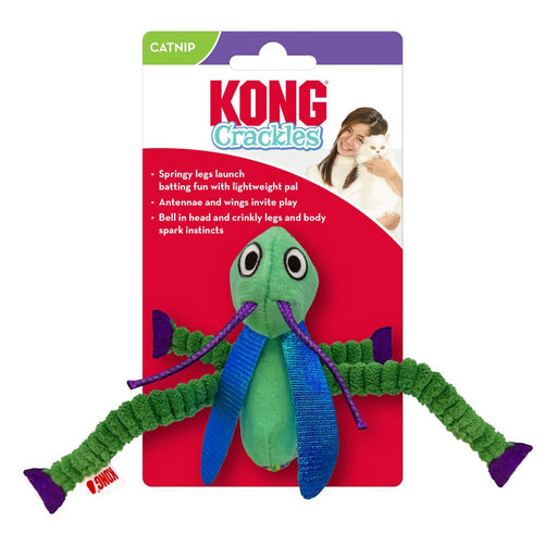 KONG Crackles Grasshopper Cat Toy 1ea/One Size - Petsplace.store