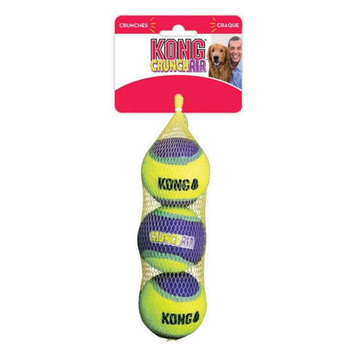 KONG Crunch Air Balls Dog Toy Purple MD (2 pack) - Petsplace.store