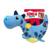 KONG Dynos Roars Dog Toy Blue, 1ea/MD/LG - Petsplace.store