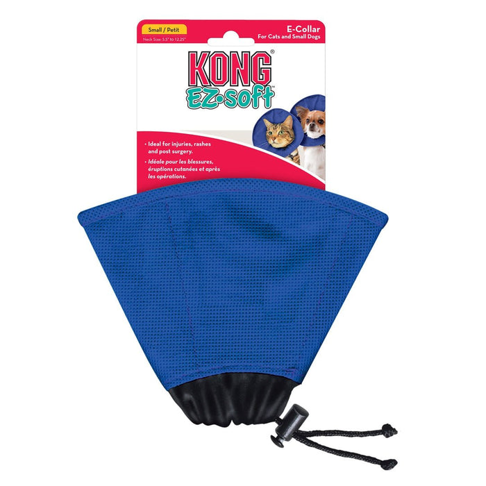 KONG E - Collar for Cats and Small Dogs Blue 1ea/SM - Petsplace.store