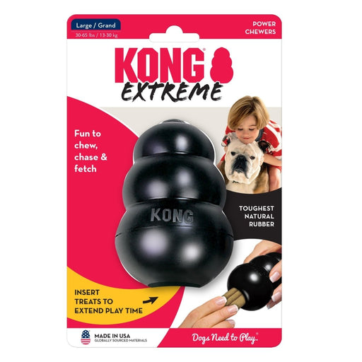 KONG Extreme Dog Toy Black 1ea/LG - Petsplace.store