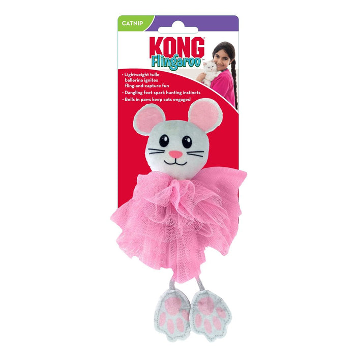 KONG Flingaroo Tutu Cat Toy Assorted 1ea/One Size - Petsplace.store