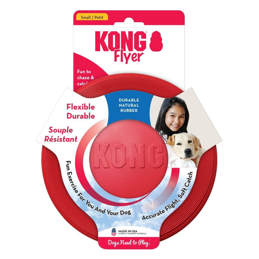 KONG Flyer Dog Toy Red 1ea/SM - Petsplace.store