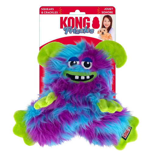 KONG Frizzles Dog Toy Razzle 1ea/MD - Petsplace.store