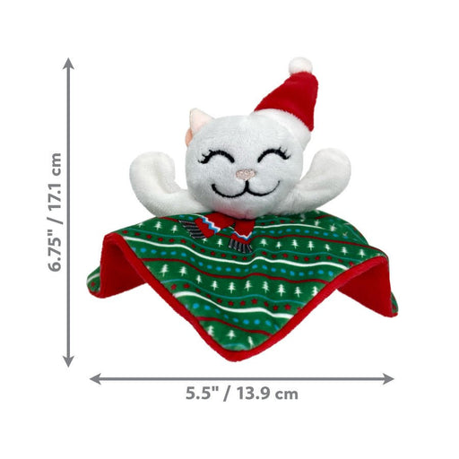 KONG Holiday Crackles Cat Toy Santa Kitty 1ea/One Size - Petsplace.store