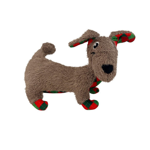 KONG Holiday PupSqueaks Tucker Dog Toy 1ea/MD - Petsplace.store