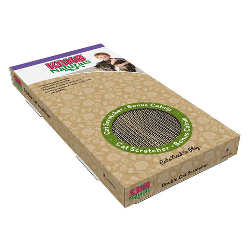 KONG Incline and Double Refill Scratcher Brown 1ea/One Size - Petsplace.store