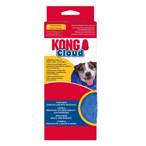 KONG Inflatable E - Collar Blue 1ea/SM - Petsplace.store