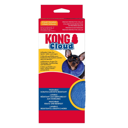 KONG Inflatable E - Collar Blue 1ea/XS - Petsplace.store