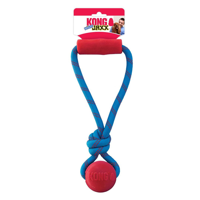 KONG Jaxx Brights Tug with Ball Dog Toy Assorted 1ea/MD - Petsplace.store