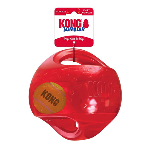 KONG Jumbler Dog Toy Ball Assorted 1ea/LG/XL - Petsplace.store