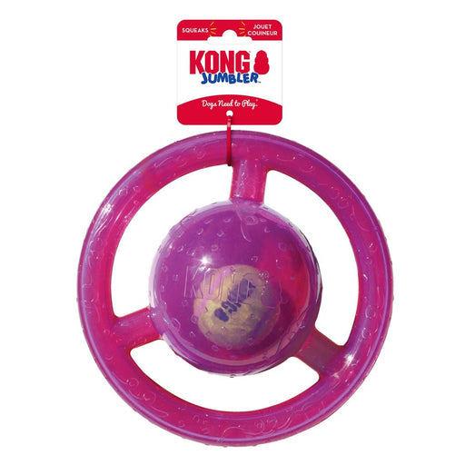 KONG Jumbler Dog Toy Disc Assorted 1ea/LG/XL - Petsplace.store