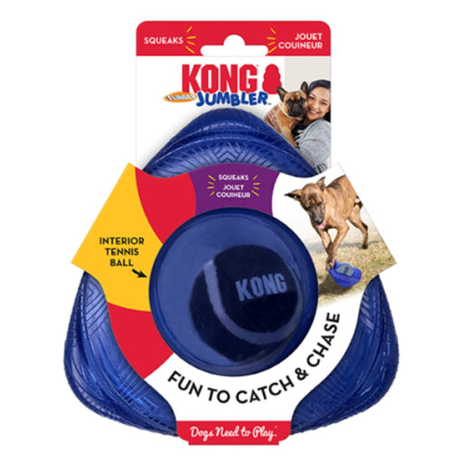 KONG Jumbler Flinger Dog Toy Assorted 1ea/SM/MD - Petsplace.store