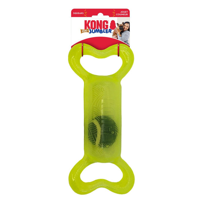 KONG Jumbler Tug Dog Toy Assorted 1ea/MD/LG - Petsplace.store