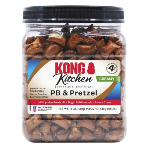 KONG Kitchen Creamy PB & Pretzel Dog Treats PB & Pretzel 1ea/18 oz - Petsplace.store