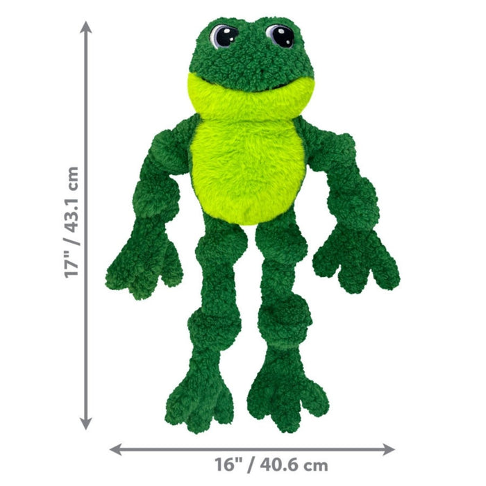 KONG Knots Frog Dog Toy 1ea/LG/XL - Petsplace.store